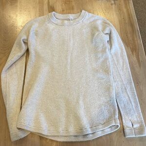 Beige lululemon sweater sz 6